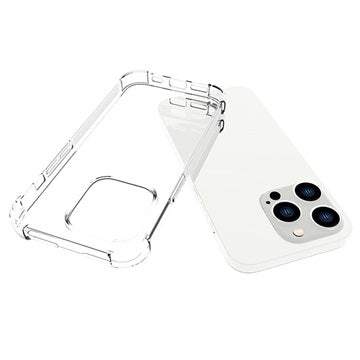 Stødsikkert iPhone 14 Pro TPU Cover - Gennemsigtig