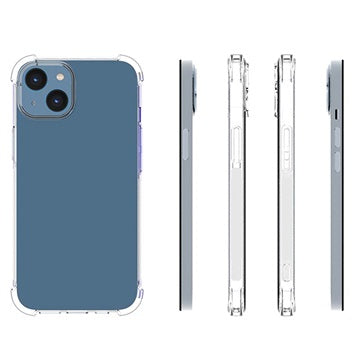Stødtæt iPhone 14 TPU Cover - Gennemsigtig