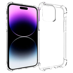 iPhone 15 Plus Stødsikkert TPU Cover - Gennemsigtig