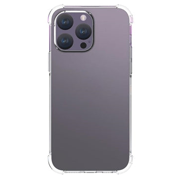 iPhone 15 Pro Max Stødsikkert TPU Cover - Gennemsigtig