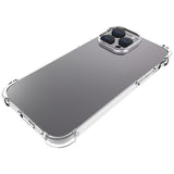 iPhone 15 Pro Max Stødsikkert TPU Cover - Gennemsigtig