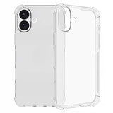 iPhone 16 Plus Stødsikkert TPU Cover - Gennemsigtig