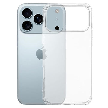 iPhone 17 Pro Max Stødtæt TPU Cover - Gennemsigtig