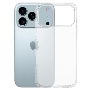 iPhone 17 Pro Max Stødtæt TPU Cover - Gennemsigtig