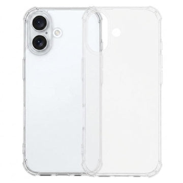 iPhone 17 Stødtæt TPU Cover - Gennemsigtig