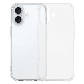 iPhone 17 Stødtæt TPU Cover - Gennemsigtig