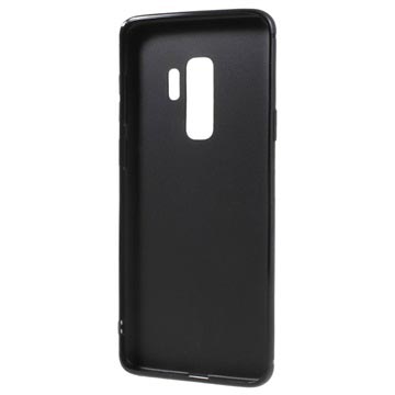 Samsung Galaxy S9+ Silikone Cover - Fleksibelt og Mat - Sort