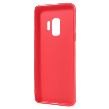 Samsung Galaxy S9 Silikone Cover - Fleksibelt og Mat - Rød