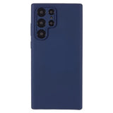 Silky Samsung Galaxy S22 Ultra 5G Silikone Cover - Mørkeblå