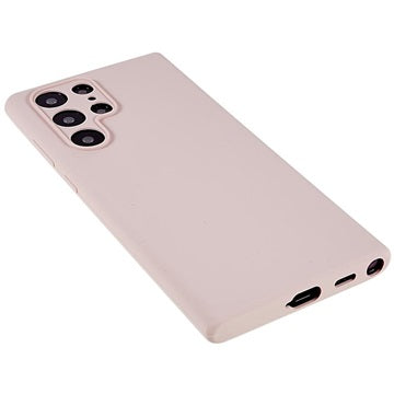 Silky Samsung Galaxy S22 Ultra 5G Silikone Cover - Pink