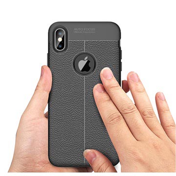 Slim-Fit Premium iPhone XS Max TPU Cover - Sort