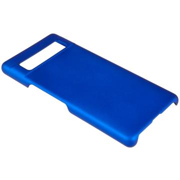Google Pixel 7a Gummibelagt Plastik Cover - Blå