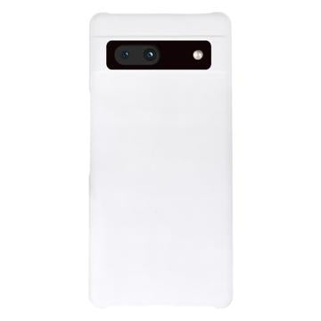 Google Pixel 7a Gummibelagt Plastik Cover - Hvid