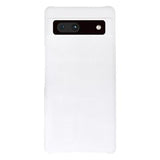 Google Pixel 7a Gummibelagt Plastik Cover - Hvid