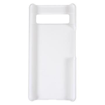 Google Pixel 7a Gummibelagt Plastik Cover - Hvid