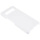 Google Pixel 7a Gummibelagt Plastik Cover - Hvid