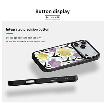 iPhone 17 Pro Max Slim MagSafe Hybrid Cover - blomster