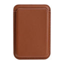 Slank magnetisk kortholder - MagSafe-kompatibel - Brun
