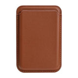 Slank magnetisk kortholder - MagSafe-kompatibel - Brun