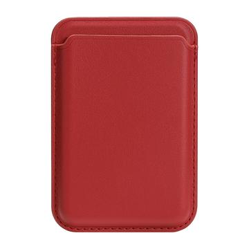 Slank magnetisk kortholder - MagSafe-kompatibel - rød