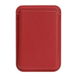Slank magnetisk kortholder - MagSafe-kompatibel - rød