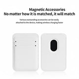 Slank magnetisk kortholder - MagSafe-kompatibel - hvid
