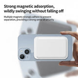 Slank magnetisk kortholder - MagSafe-kompatibel - hvid