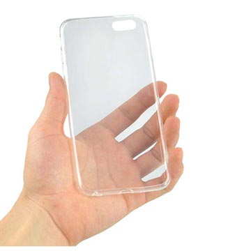 iPhone 6 Plus / 6S Plus Slim TPU Etui - Gennemsigtig