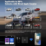 Smart AI-boks / trådløs CarPlay- og Android Auto-adapter