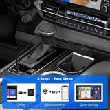 Smart AI-boks / trådløs CarPlay- og Android Auto-adapter