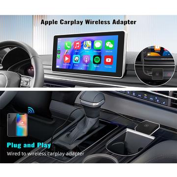 Smart AI-boks / trådløs CarPlay- og Android Auto-adapter