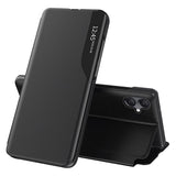 Samsung Galaxy A07 4G Smart Clear View Flip Cover - Sort