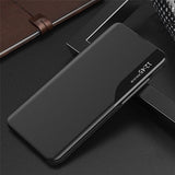 Samsung Galaxy A07 4G Smart Clear View Flip Cover - Sort
