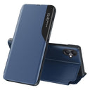 Samsung Galaxy A07 4G Smart Clear View Flip Cover - Blå