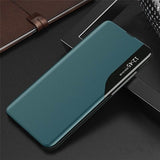 Samsung Galaxy A17 Smart Clear View Flip Cover - Grøn