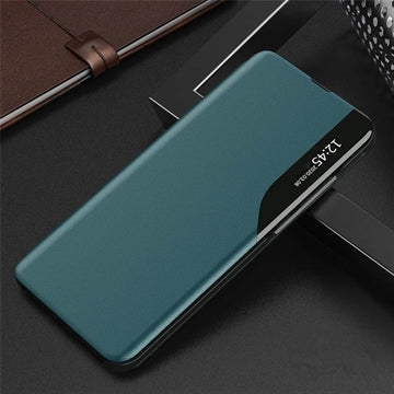 Samsung Galaxy A17 Smart Clear View Flip Cover - Grøn
