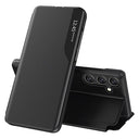 Samsung Galaxy S25 FE Smart Clear View Flip Cover - Sort
