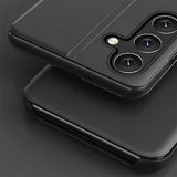 Samsung Galaxy S25 FE Smart Clear View Flip Cover - Sort