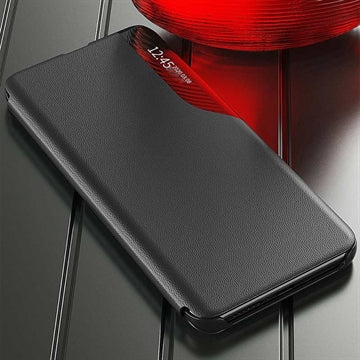 Samsung Galaxy S25 FE Smart Clear View Flip Cover - Sort