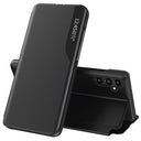 Samsung Galaxy A14/A14 5G Smart Clear View Flip Cover - Sort