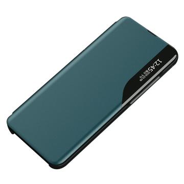 Samsung Galaxy A14/A14 5G Smart Clear View Flip Cover - Grøn