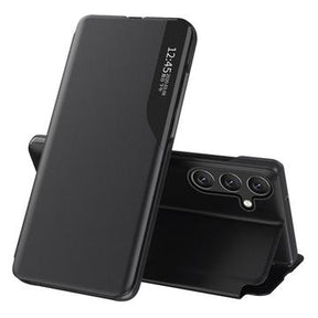 Samsung Galaxy A54 5G Smart Clear View Flip Cover - Sort
