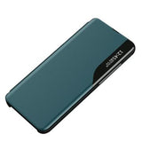 Samsung Galaxy S23 5G Smart Clear View Flip Cover - Grøn
