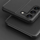 Samsung Galaxy S23 5G Smart Clear View Flip Cover - Grøn