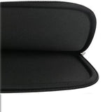 Blødt laptop-sleeve med lynlåslukning - 15.6" - Sort