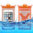 Blød PVC Universal IPX8 vandtæt taske - 6.5" - Orange