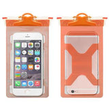 Blød PVC Universal IPX8 vandtæt taske - 6.5" - Orange