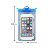 Blødt PVC Universal IPX8 vandtæt etui - 6.5" - Gul
