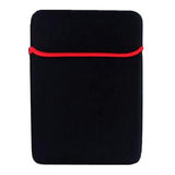 Blødt beskyttende sleeve til laptop/tablet - 13" - sort / rød