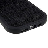 Canvas iPhone 14 Plus TPU Cover - Sort